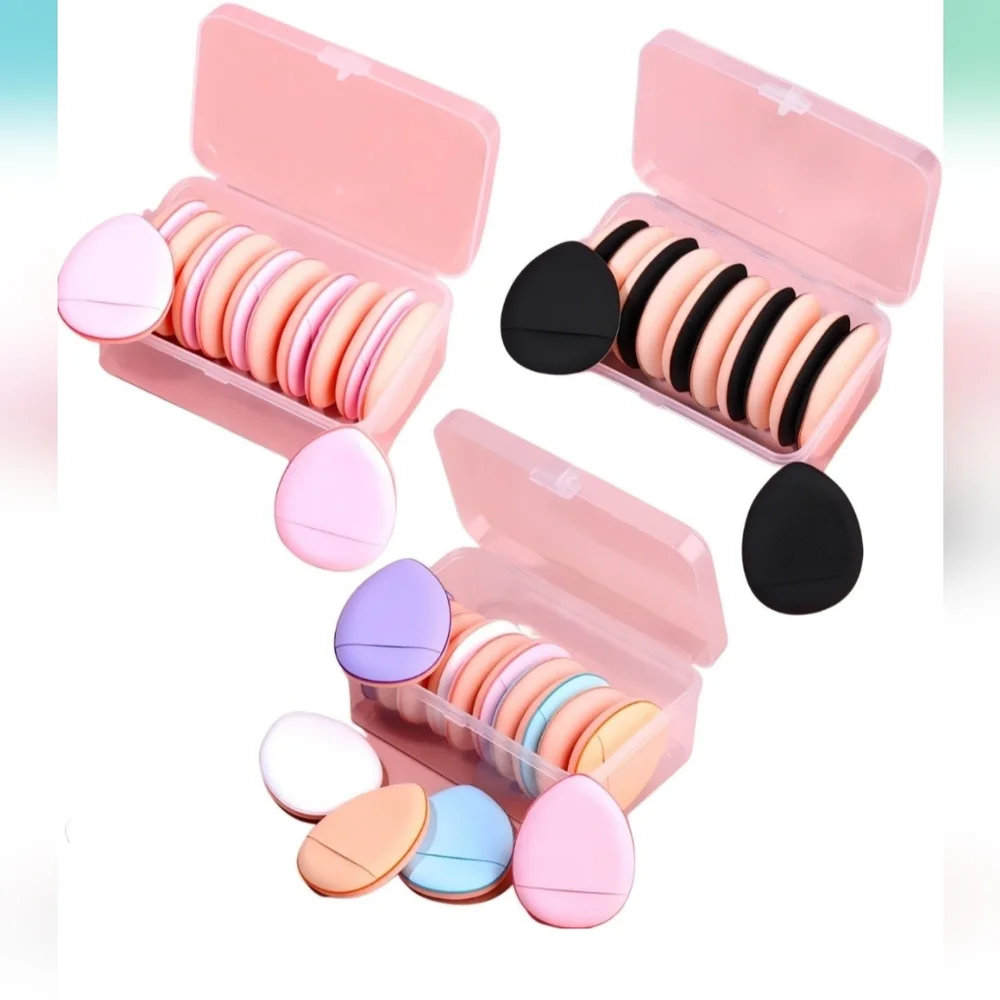 30-Piece Mini Finger Makeup Sponges Set